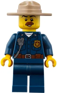 LEGO Mountain Police - Police Chief Male minifigure