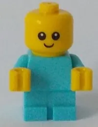 LEGO Baby - Medium Azure Body with Yellow Hands minifigure