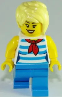 LEGO Ice Cream Vendor - Striped Shirt minifigure