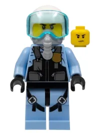 LEGO Sky Police - Jet Pilot with Oxygen Mask minifigure