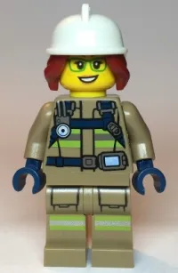 LEGO Fire Fighter, Female - Freya McCloud minifigure