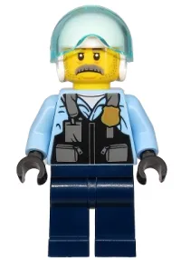 LEGO Police - Pilot Sam Grizzled minifigure