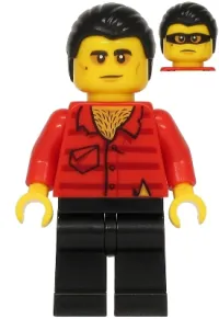 LEGO Police - Crook Vito, Red Shirt minifigure