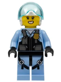 LEGO Police Officer - Rooky Partnur, Jet Pilot minifigure