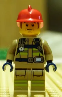 LEGO Firefighter Bob without Air Tanks minifigure