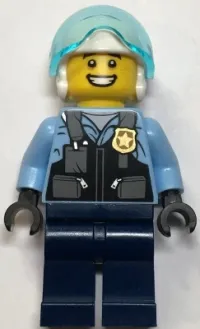 LEGO Police - City Helicopter Pilot, Allen minifigure