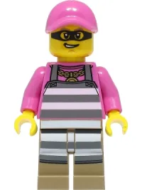 LEGO Police - Crook Cream minifigure