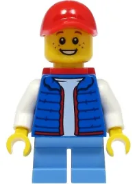LEGO Billy - Blue Vest, Red Backpack minifigure