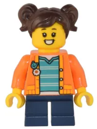 LEGO Madison (Maddy) - Orange Jacket minifigure
