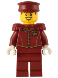 LEGO Tippy - Dark Red Uniform minifigure