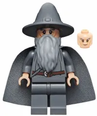 LEGO Gandalf the Grey - Wizard / Witch Hat, Long Cheek Lines minifigure