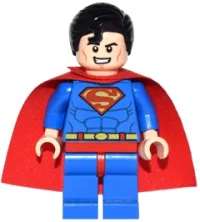 LEGO Superman - Red Eyes on Reverse, Shiny Starched Cape minifigure