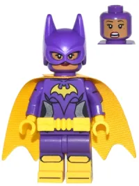 LEGO Batgirl - Yellow Cape, Dual Sided Head with Smile / Scared Pattern minifigure
