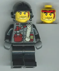 LEGO Digger - Rope Torso minifigure