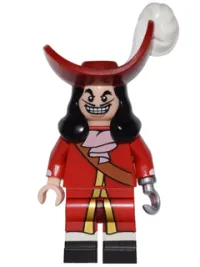 LEGO Captain Hook, Disney, Series 1 (Minifigure Only without Stand and Accessories) minifigure