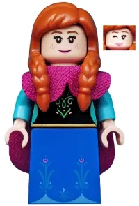LEGO Anna, Disney, Series 2 (Minifigure Only without Stand and Accessories) minifigure