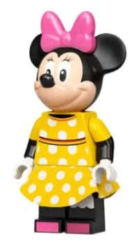 LEGO Minnie Mouse - Yellow Polka Dot Dress minifigure