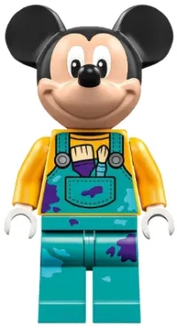 LEGO Mickey Mouse - Dark Turquoise Overalls minifigure