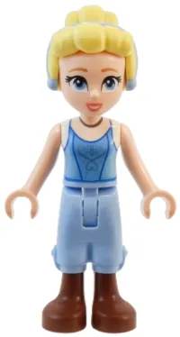 LEGO Cinderella - Bright Light Blue Top, Cropped Trousers minifigure