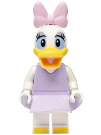 LEGO Daisy Duck - Lavender Top and Skirt, Bright Pink Bow minifigure