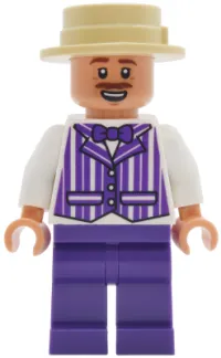 LEGO Dapper Dans Quartet Member - Dark Purple Suit minifigure