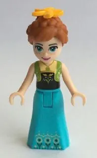 LEGO Anna - Medium Azure Skirt minifigure