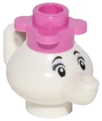LEGO Mrs. Potts - Dark Pink Flower minifigure