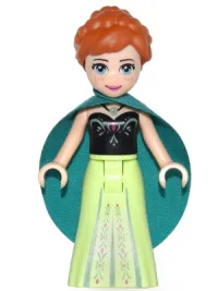 LEGO Anna - Dark Turquoise Cape minifigure