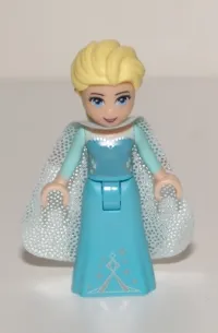 LEGO Elsa - Sparkly Light Aqua Cape minifigure