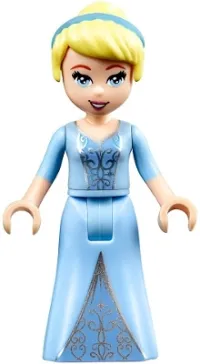 LEGO Cinderella - Two-Colored Dress and Brown Eyebrows minifigure