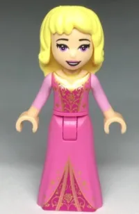 LEGO Aurora - Open Mouth with Roses on Dress minifigure