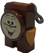 LEGO Cogsworth - Printed Face, Winder Key minifigure
