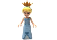 LEGO Cinderella - Dress with Stars and Bow, Pearl Gold Crown Tiara minifigure