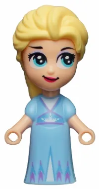 LEGO Elsa with Bright Light Blue Dress - Micro Doll minifigure