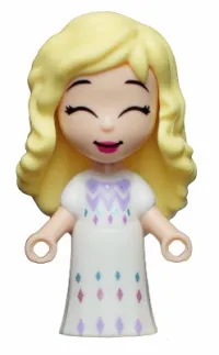 LEGO Elsa with White Dress - Micro Doll minifigure
