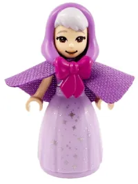 LEGO Fairy Godmother - Dark Bluish Gray Eyebrows minifigure