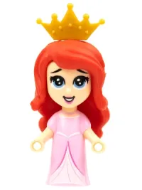 LEGO Ariel, Human - Micro Doll, Pearl Gold Crown minifigure