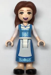 LEGO Belle - Medium Blue Dress, Open Mouth Smile minifigure