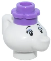 LEGO Mrs. Potts - Medium Lavender Flower minifigure