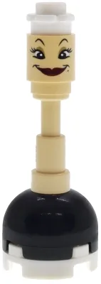 LEGO Fifi (Babette) - White Flower Top, Dark Red Lips minifigure