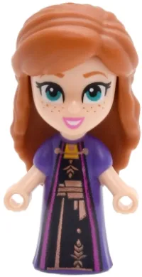 LEGO Anna - Micro Doll, Dark Purple Dress minifigure