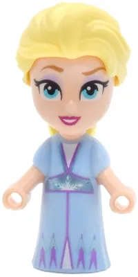 LEGO Elsa - Micro Doll, Bright Light Blue Dress, Open Mouth Smile minifigure