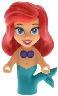 LEGO Ariel, Mermaid (Medium Tan) - Micro Doll, Open Eyes minifigure