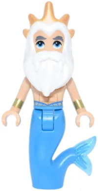 LEGO King Triton - Mini Doll, Medium Tan minifigure