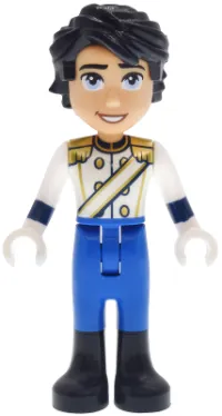 LEGO Prince Eric - Medium Tan, Uniform with Gold Epaulettes, Blue Trousers minifigure