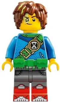 LEGO Mateo - Bright Green Utility Belt minifigure