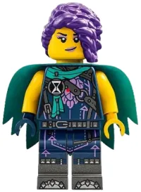 LEGO Zoey - Dark Turquoise Cape minifigure