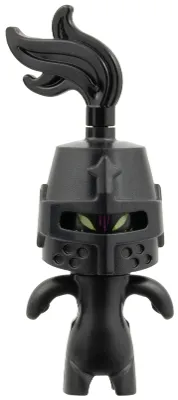 LEGO Grimspawn - Black Helmet Castle Closed, Black Plume minifigure
