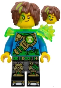 LEGO Mateo - Trans-Bright Green Shoulder Armor minifigure