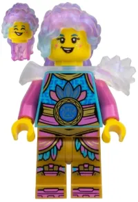 LEGO Izzie - Satin Trans-Clear Armor minifigure